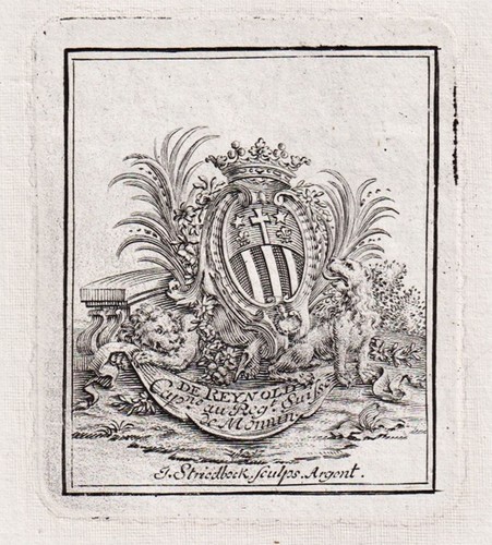 Exlibris reynold armorial - exlibris,