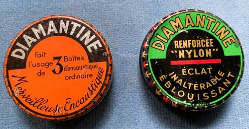 Anciennes boites cirage - de,