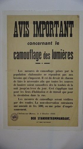 Ww2 avis affiche - avis, allemande