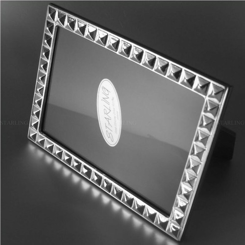 Cadre photo massif argent - photo, en
