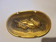 Cendrier en BRONZE - signé A