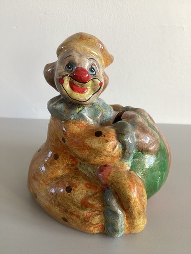 Ancienne tirelire clown - tirelire, et