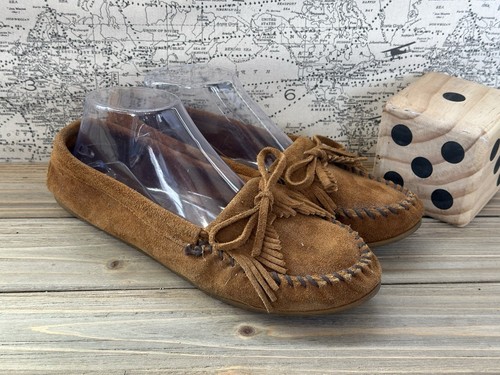 Minnetonka suede moccasins - minnetonka,