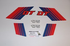 DTMX 175  YAMAHA  EMBLEMES /STICKERS COMPATIBLE RESERVOIR ET CACHES LATERAUX