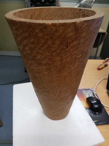 Gros vase ethnique - en, bois