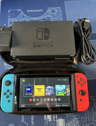 Switch pucée 128go très bon - switch,