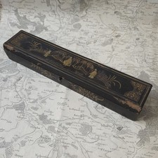 Ancien Ecrin Boîte Eventail