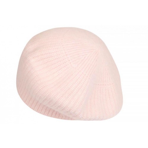 Bonnet béret angora rose - béret,