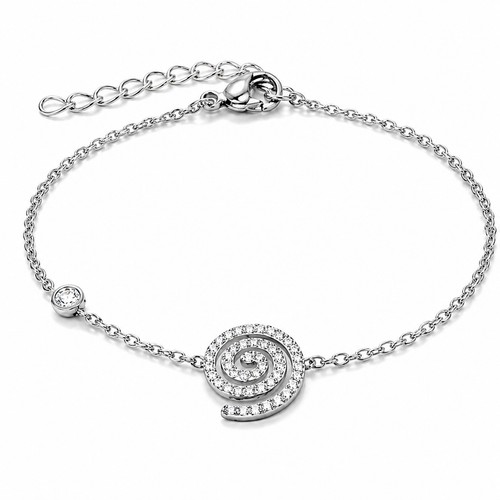 Bracelet spirale zircon - spirale,