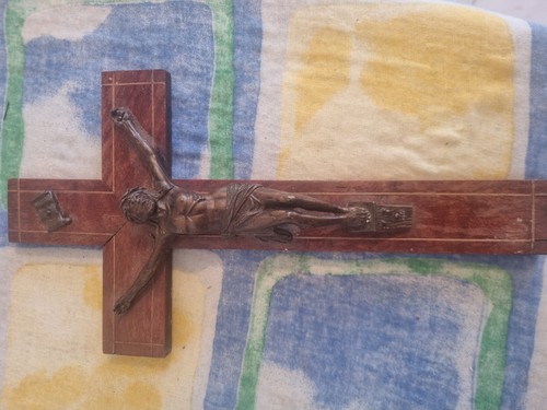 Crucifix christ bronze - crucifix,