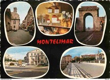 26 - Montélimar - Multivues - Nougat - Borne kilométrique Nationale 7 - Carte De