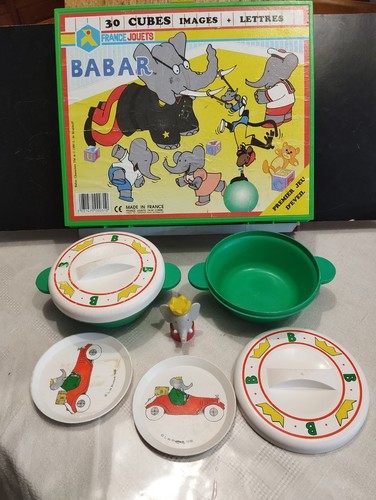 Lot jouets babar cubes - de,