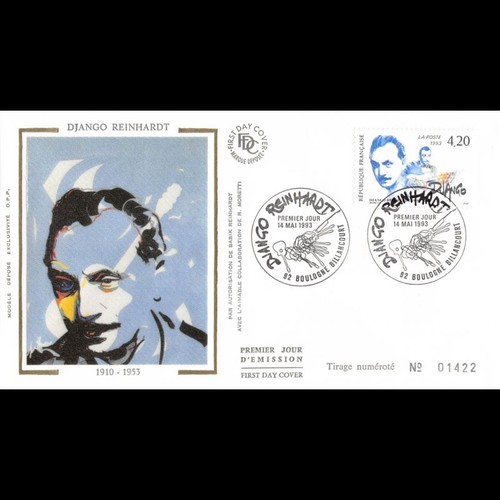 Fdc soie django reinhardt - fdc,
