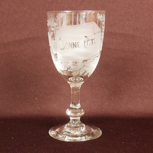 Verre soufflé ancien - soufflé,