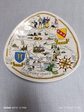 Assiette Province de France Céramique de Lunéville - Signe Barrois Lorraine 