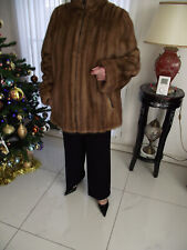 VESTE EN VERITABLE VISON,REVERSIBLE.