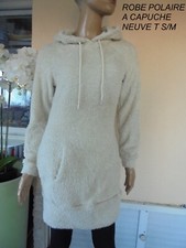 ROBE SWEAT POLAIRE A CAPUCHE