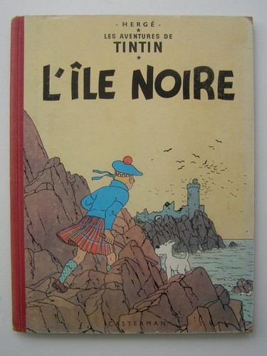 Album tintin île noire - l'Île,