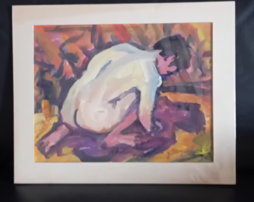 Magnifique huile sur - , carton