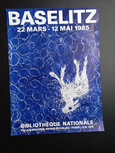 Georg baselitz affiche - ,