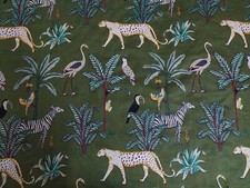 Scène de jungle en tissu