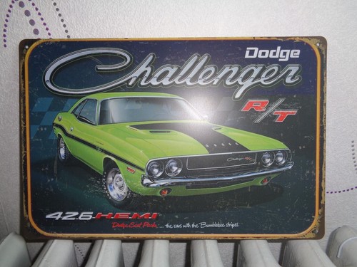 Tole metal dodge challenger - tole,