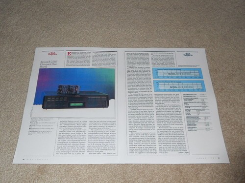Revox 226s review 1989 - revox, cd