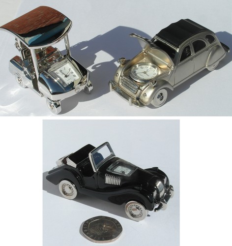 Silver golf cart horloge - silver,