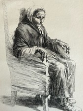 Léon Lhermitte Gravure Eau