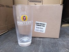 6 verres bière Foster's 25cl