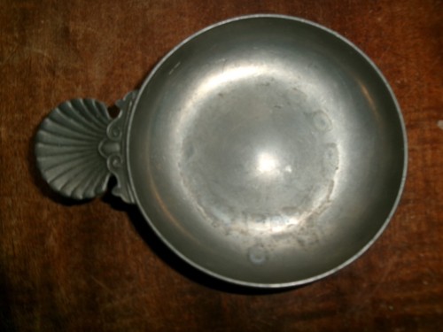 Ancien cendrier etain - ancien,