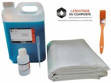 RESINE POLYESTER 5kg + 5m² de
