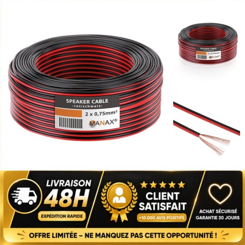 Manax câble enceinte 2x0 - manax,