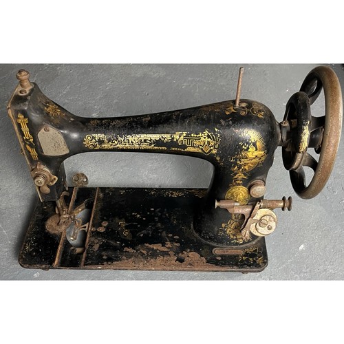 Antique singer sphinx sewing - singer,