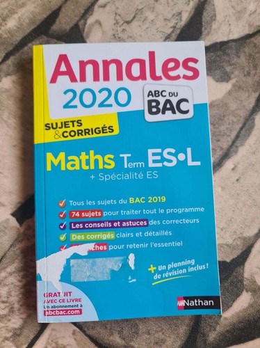 Annales bac 2020 - annales,