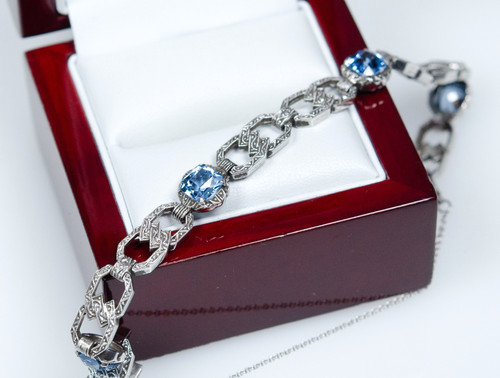 835 argent bracelet art - -,