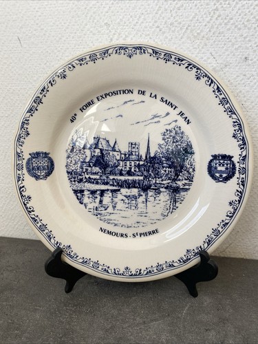 Ancienne assiette décorative - ancienne,