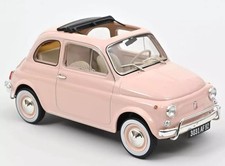 NOREV, FIAT 500 L 1968 Rose, échelle 1/18, NOREV187774