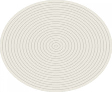 Tapis contemporain rond intempéries | pour intérieur & extérieur |