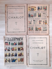 lot de 4 anciennes BD Bibi Fricotin Charlot le petit illustré 1930 1931 1932