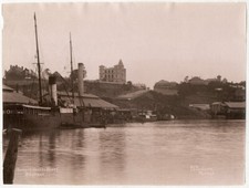 Photo Poulsen Albuminé Australia Australie Brisbane Vers 1880