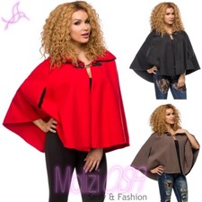 Poncho Femme Grande Cape En Chiffon avec Col Cape Boléro