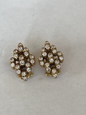 6295- Boucles d'Oreilles Oj Perrin Or Jaune Diamants