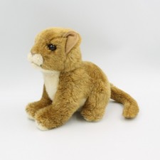 Peluche chat lion tigre marron HANSA ANIMA  - 28753