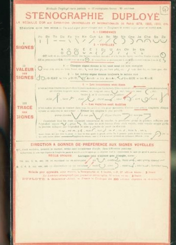 171 stenographie duploye a - 171.,