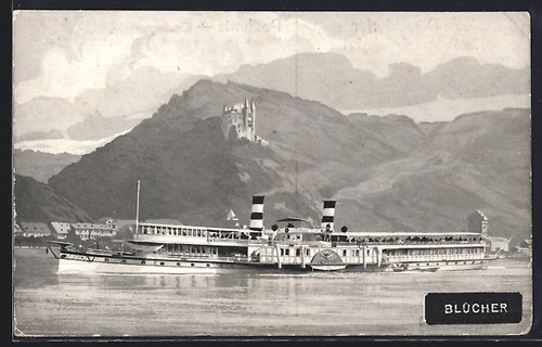Carte postale paquebot