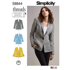 Simplicité 8844 Veste Non