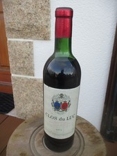 clos du luc 1971  bordeaux  superieur