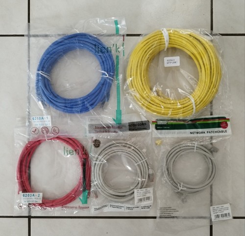 Lot câbles ethernet rj45 - de, 5