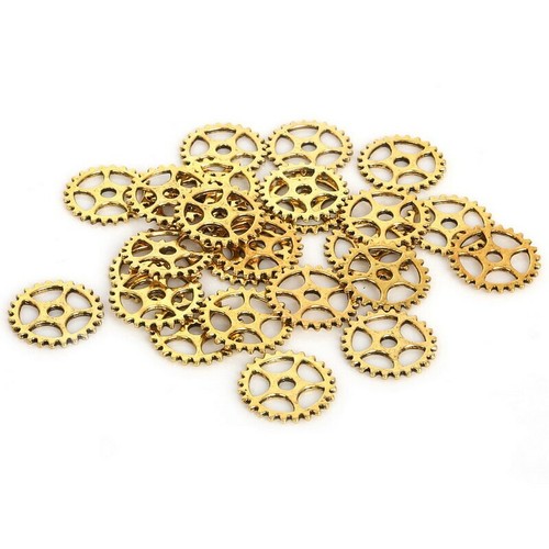 Lot pendentif breloque 15mm - 10,